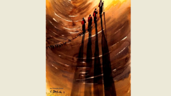 لوحة التجلي على جبل حرمون سيهديها دلال للبابا خلال زيارته للبنان 200